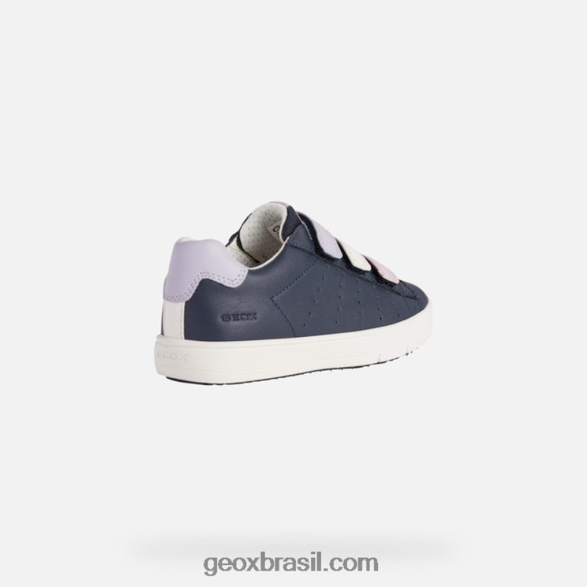 garota silenex azul marinho/orquídea Geox 28TF8X1867