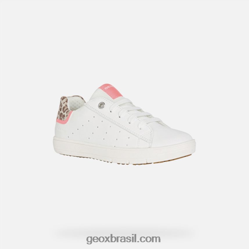 garota silenex branco/fúcsia Geox 28TF8X1204