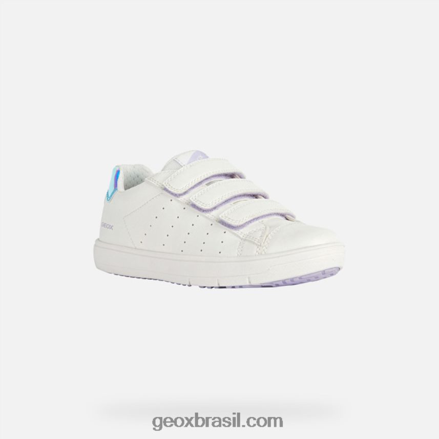 garota silenex branco/iridescente Geox 28TF8X1878