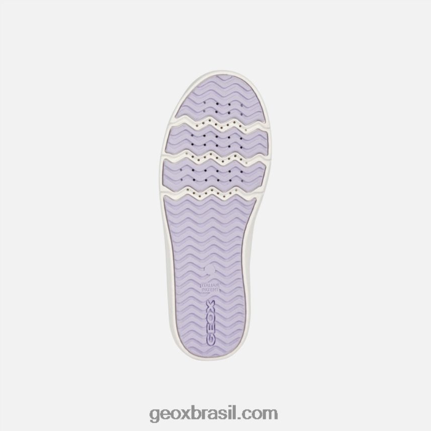 garota silenex branco/iridescente Geox 28TF8X1878