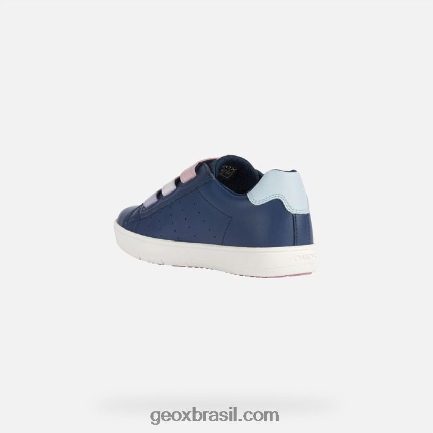 garota silenex marinho/rosa Geox 28TF8X1868