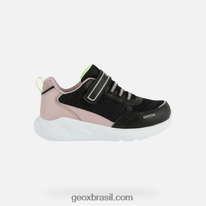 garota sprintye Rosa preta Geox 28TF8X1121