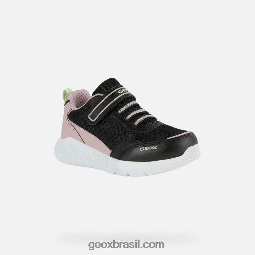 garota sprintye Rosa preta Geox 28TF8X1121