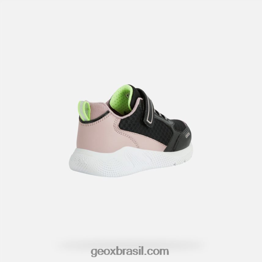 garota sprintye Rosa preta Geox 28TF8X1121