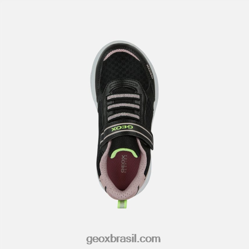 garota sprintye Rosa preta Geox 28TF8X1121