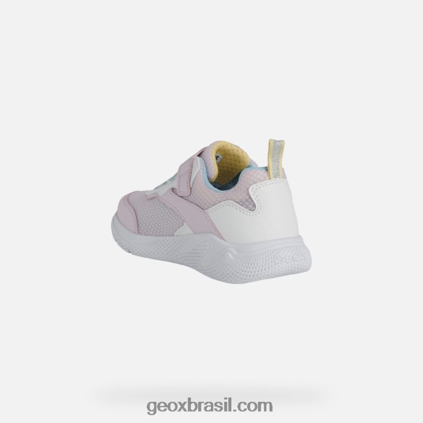 garota sprintye rosa/branco Geox 28TF8X1123