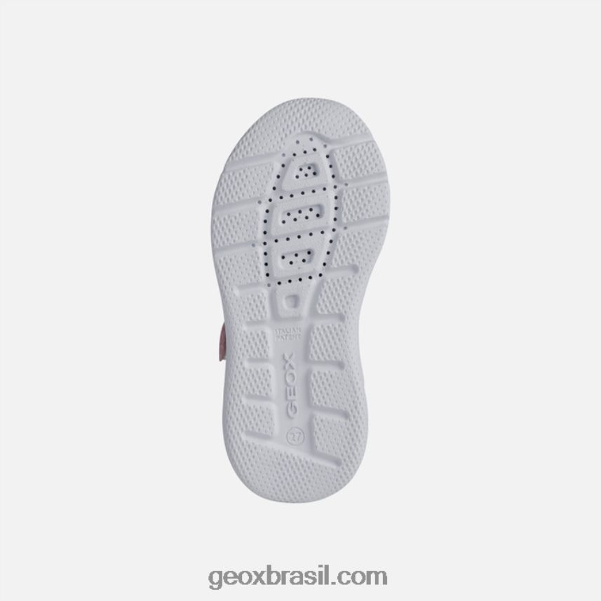 garota sprintye rosa/branco Geox 28TF8X1123