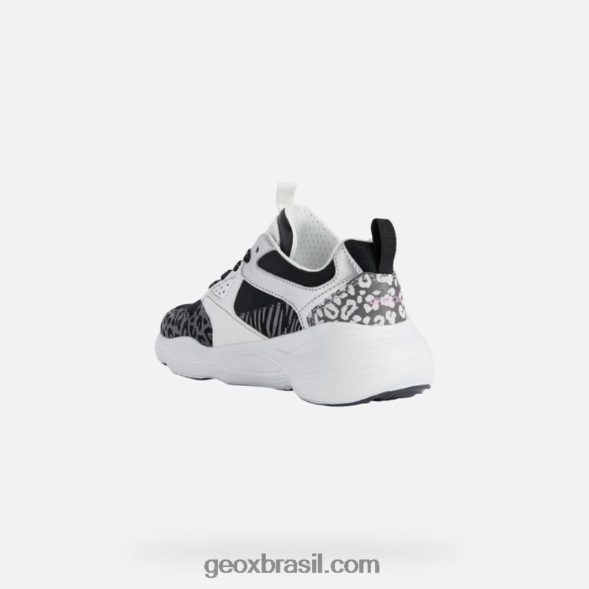 menina Bubblex Preto branco Geox 28TF8X1244