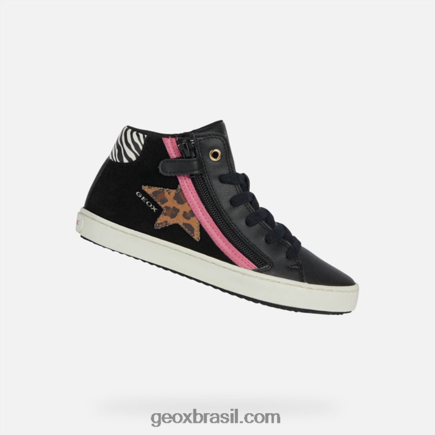 menina kalispera preto/fúcsia Geox 28TF8X1228