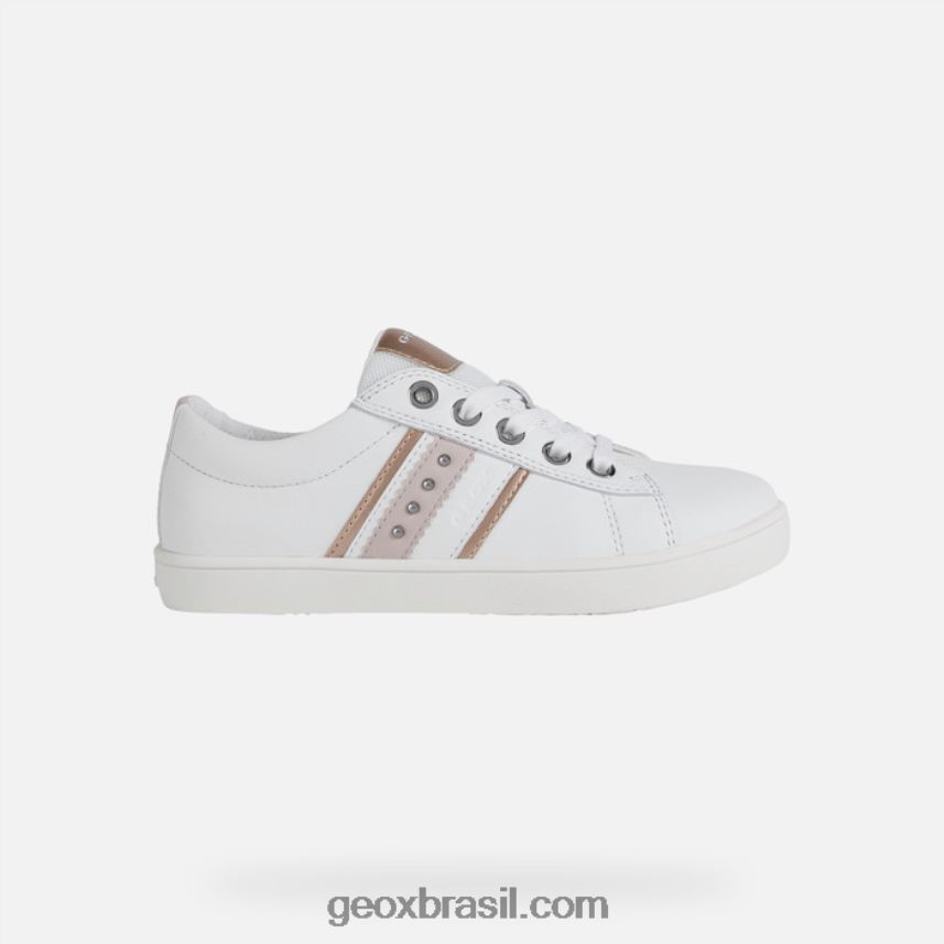 menina kathe branco/rosa claro Geox 28TF8X1135