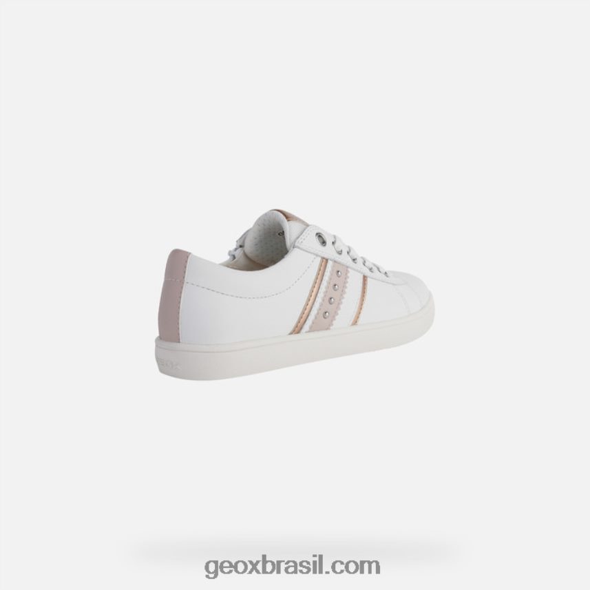 menina kathe branco/rosa claro Geox 28TF8X1135