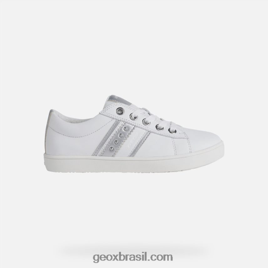 menina kathe prata branca Geox 28TF8X1861