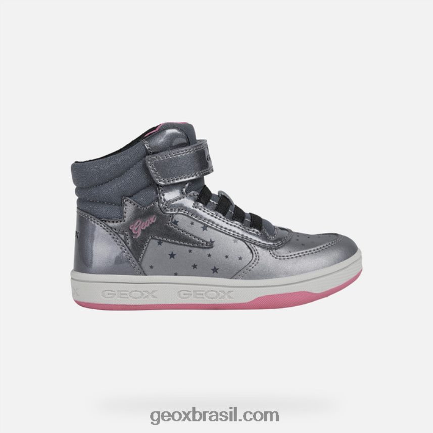 menina malta prata escura/fúcsia Geox 28TF8X1157