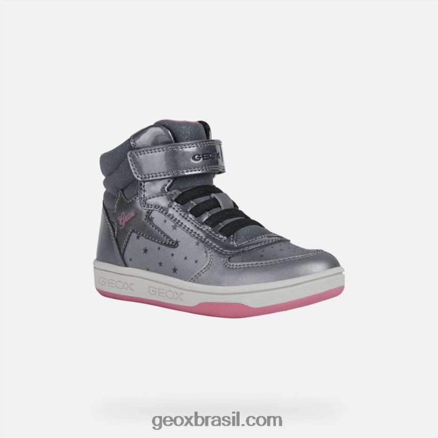 menina malta prata escura/fúcsia Geox 28TF8X1157