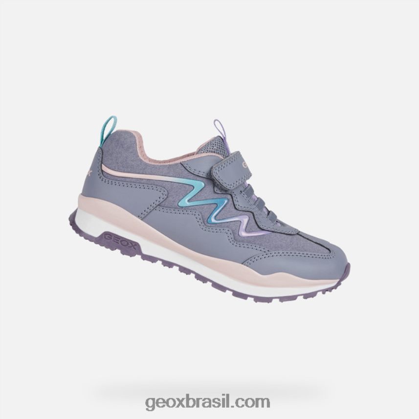 pavel menina cinza/rosa Geox 28TF8X1240