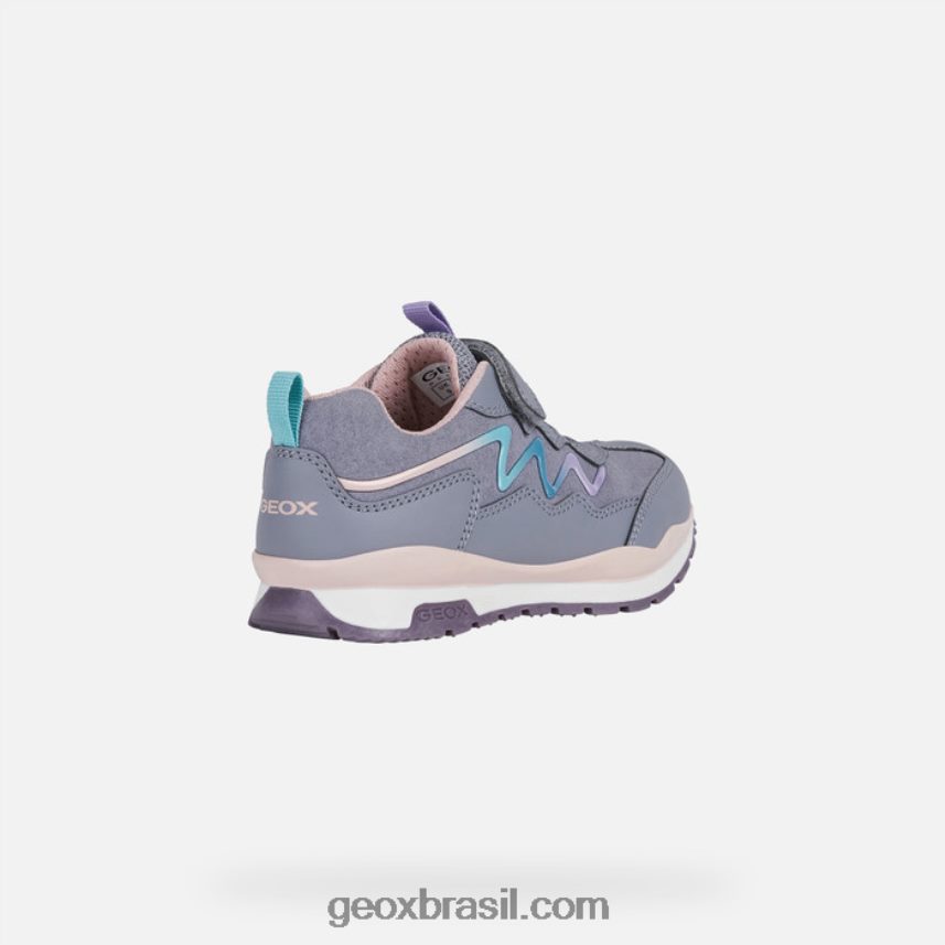 pavel menina cinza/rosa Geox 28TF8X1240