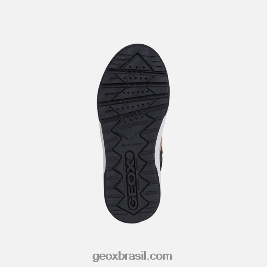 weemble abx júnior preto/platina Geox 28TF8X1066