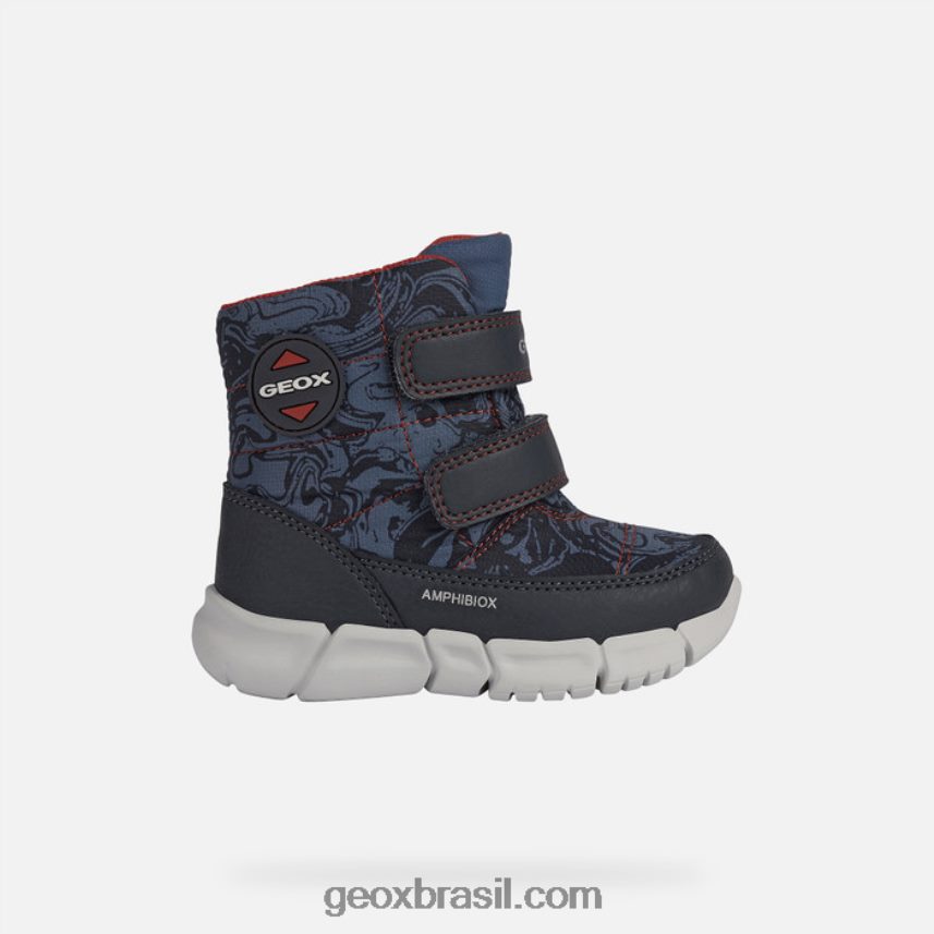 bebê flexyper abx avio/vermelho Geox 28TF8X891