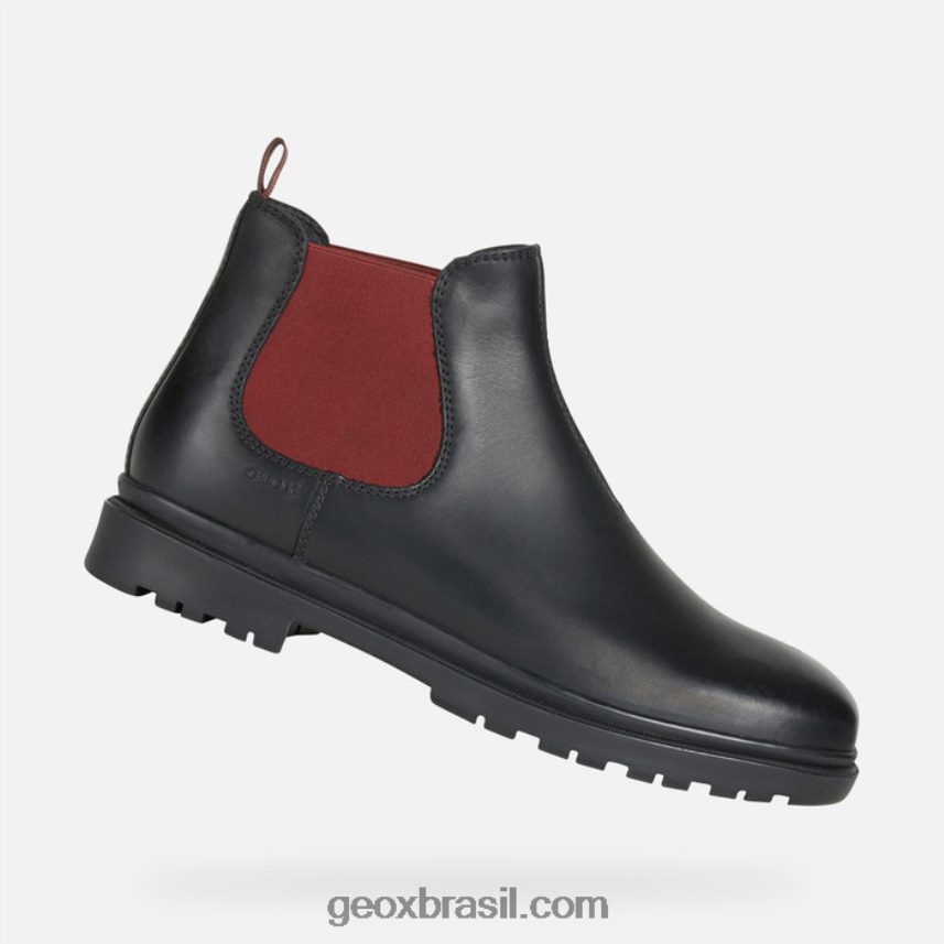homem andalo preto/vinho Geox 28TF8X743