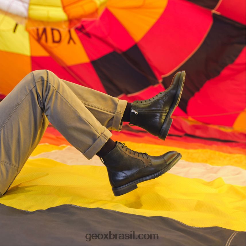 homem aurélio preto Geox 28TF8X913
