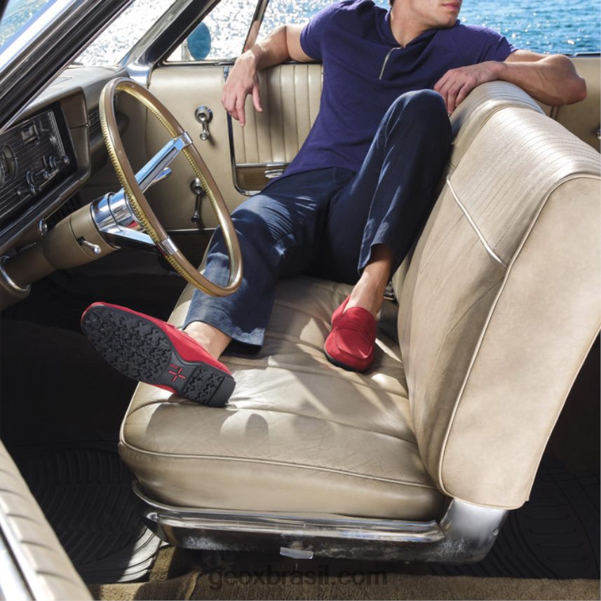 homem de aperto kosmopolis vermelho escuro Geox 28TF8X1769