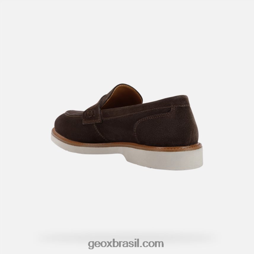 homem gubbio marrom escuro Geox 28TF8X695