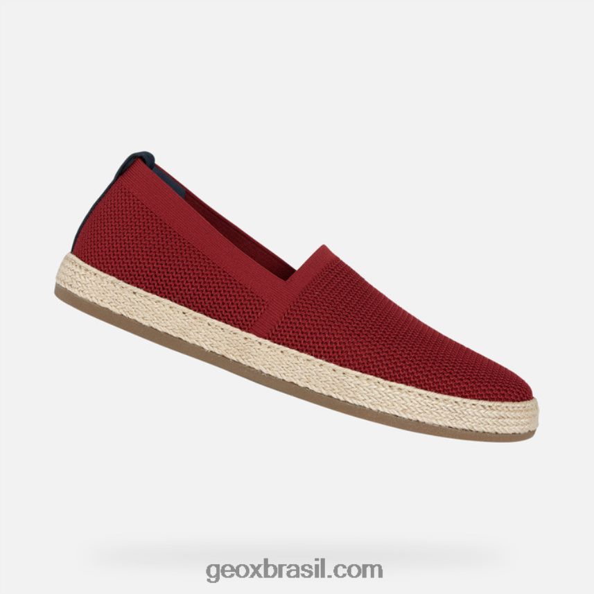 homem da pantelária vermelho escuro Geox 28TF8X711