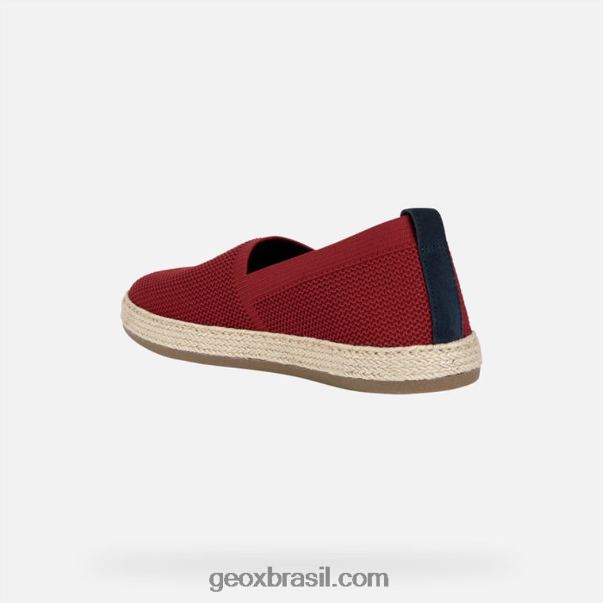 homem da pantelária vermelho escuro Geox 28TF8X711