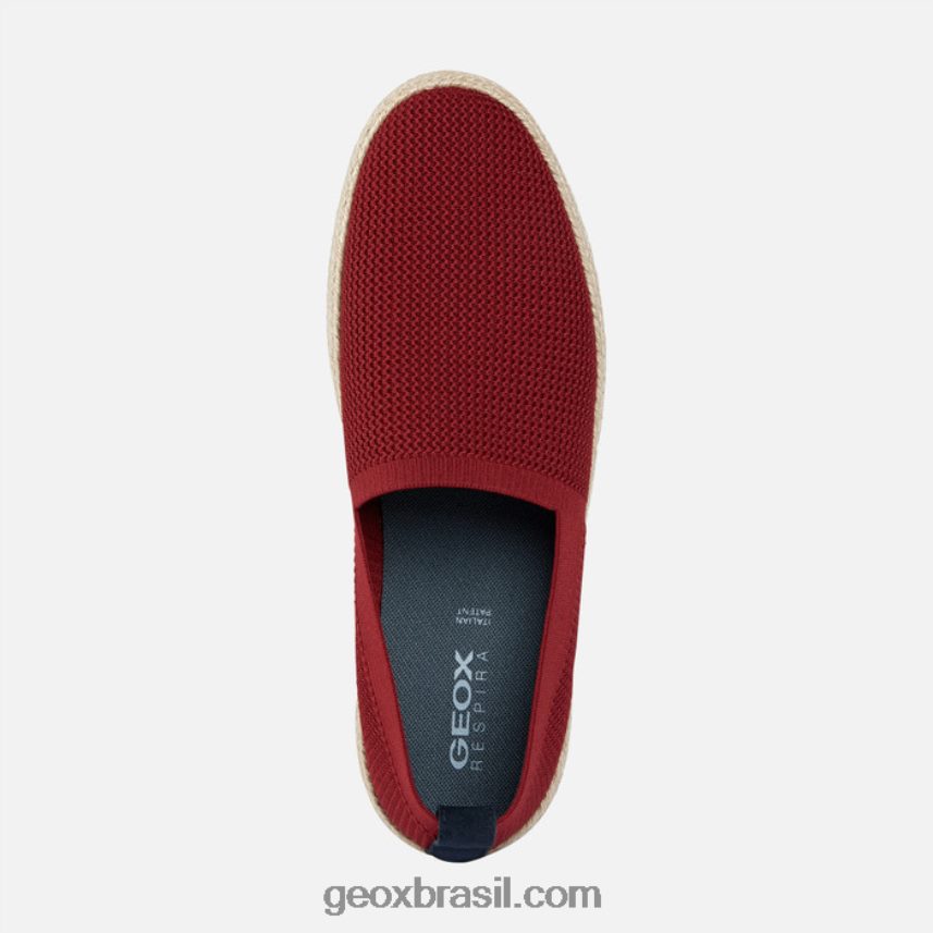 homem da pantelária vermelho escuro Geox 28TF8X711