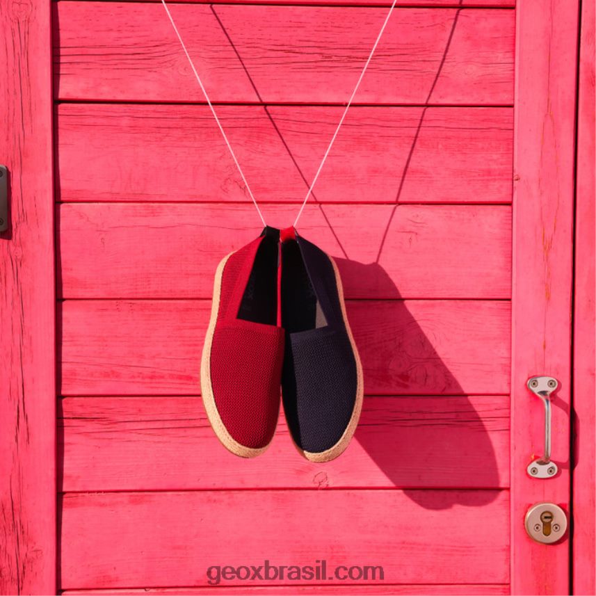 homem da pantelária vermelho escuro Geox 28TF8X711