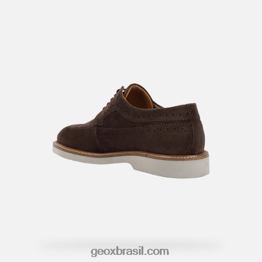 homem gubbio marrom escuro Geox 28TF8X929