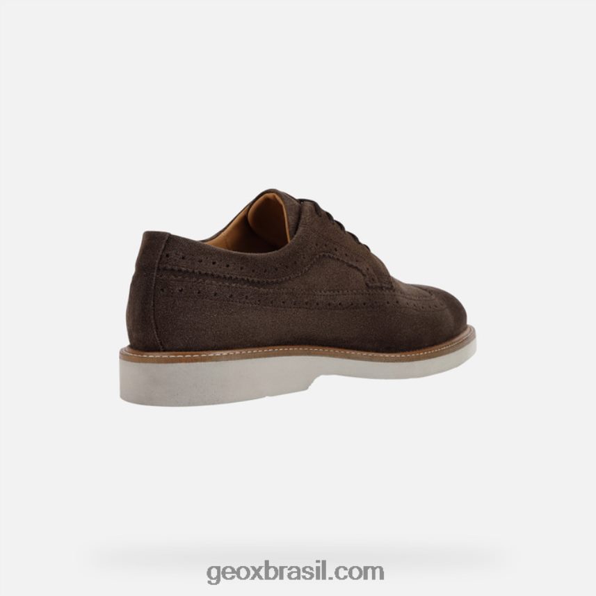 homem gubbio marrom escuro Geox 28TF8X929