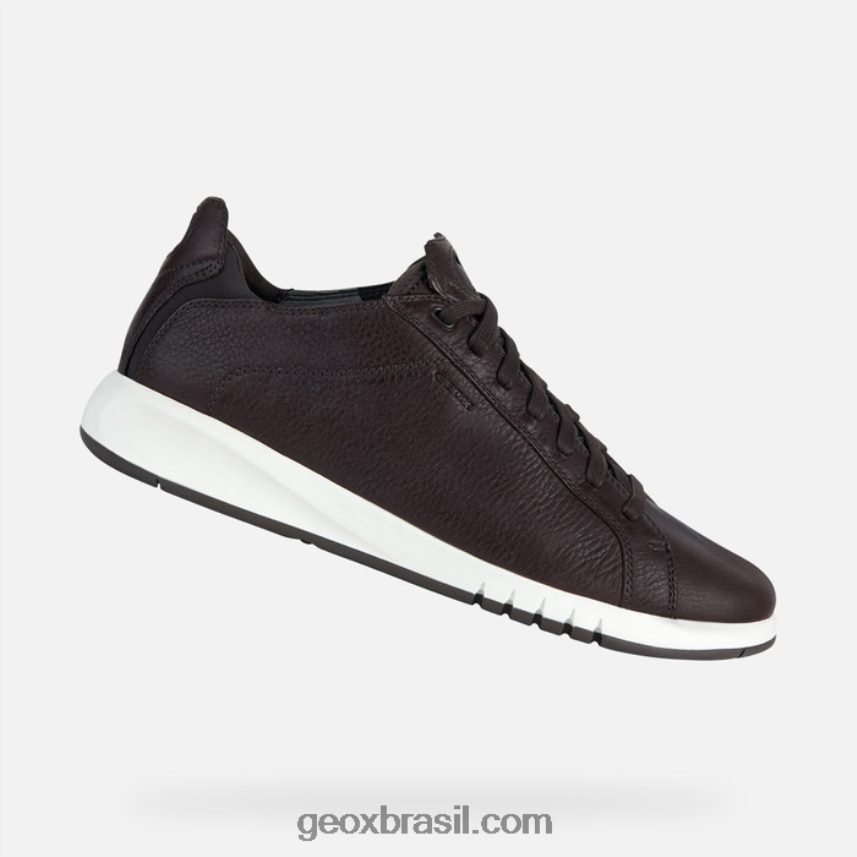 homem aerantis marrom escuro Geox 28TF8X652
