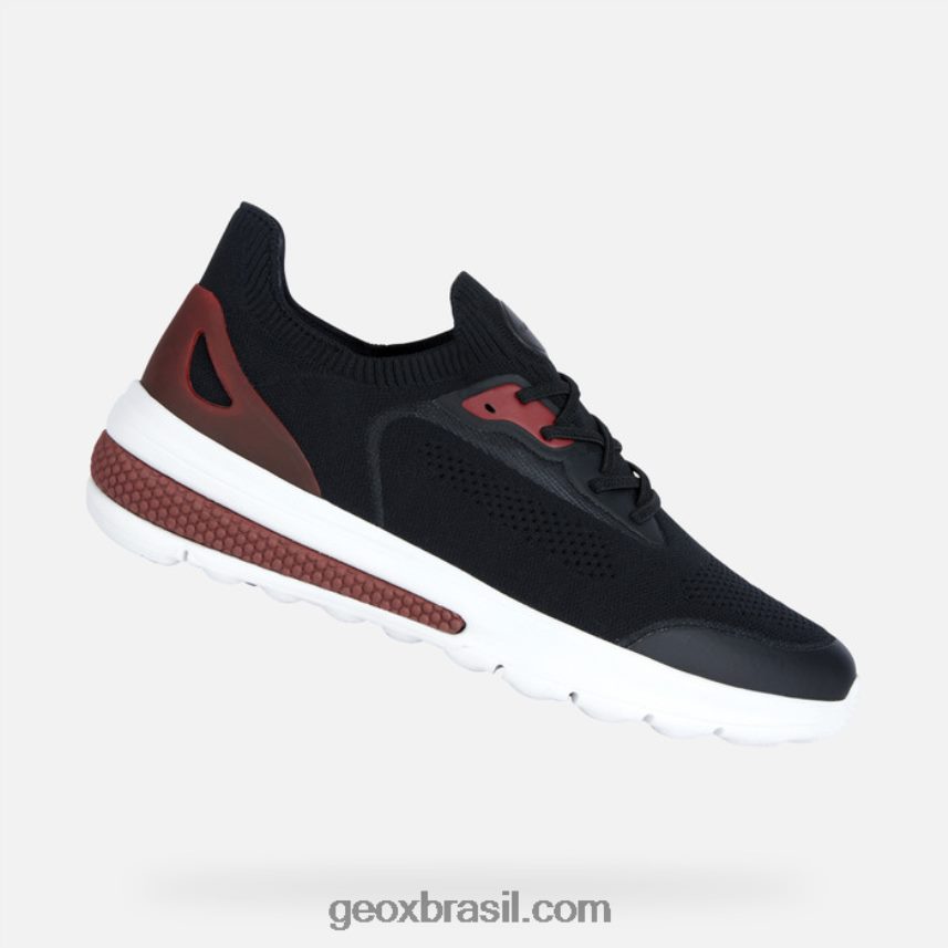 homem ativo esférico preto/vermelho Geox 28TF8X1772