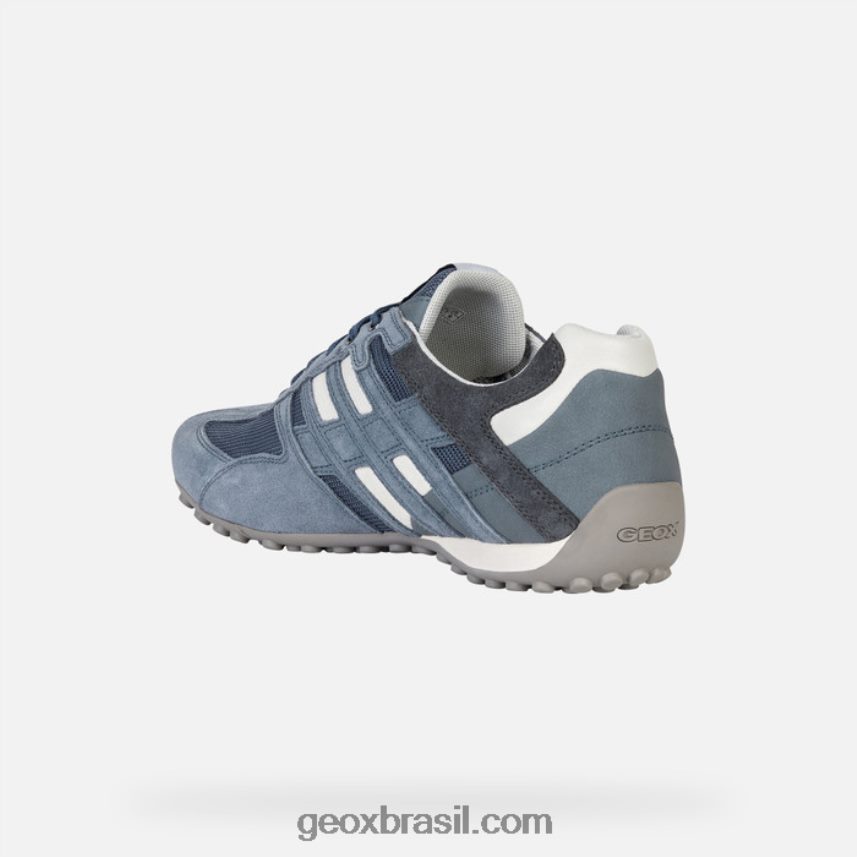 homem cobra jeans/branco Geox 28TF8X1747