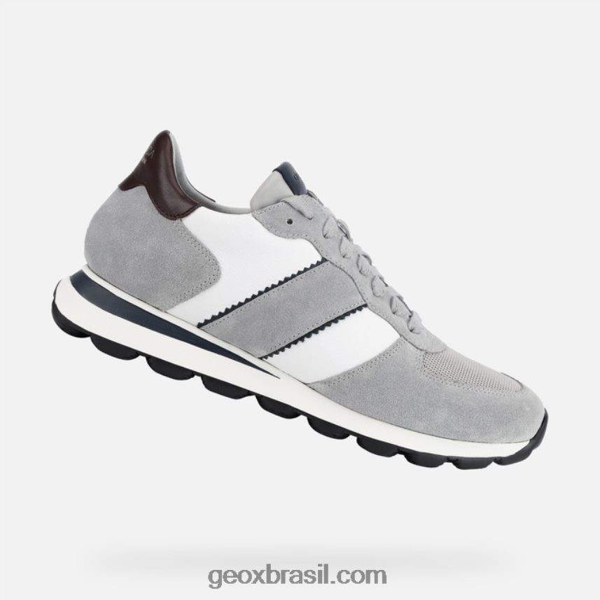 homem da série vspherica cinza claro/branco Geox 28TF8X770