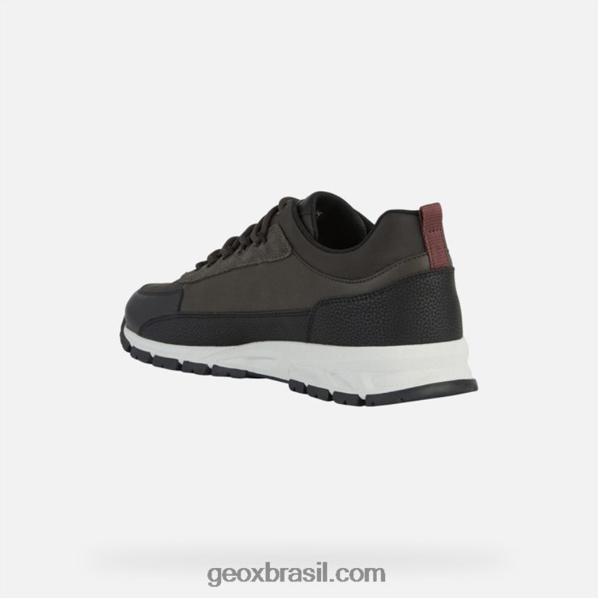 homem delray abx preto/lama Geox 28TF8X832