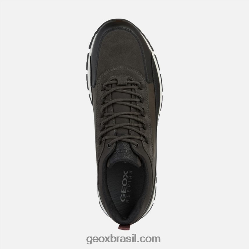 homem delray abx preto/lama Geox 28TF8X832