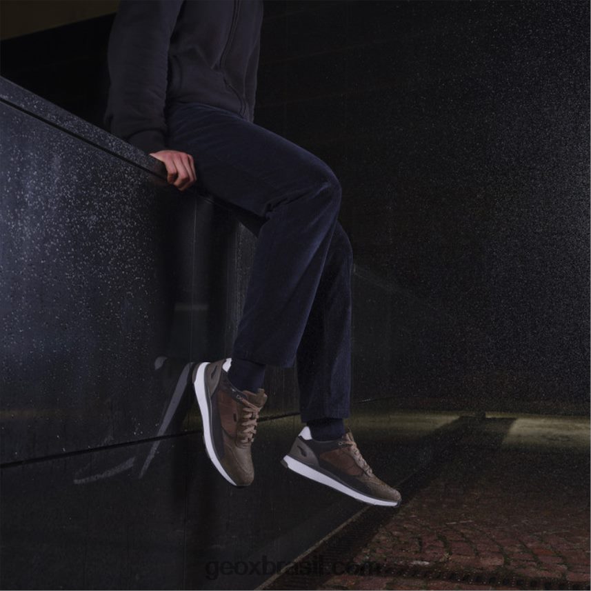 homem dolomia abx azeitona escura Geox 28TF8X645