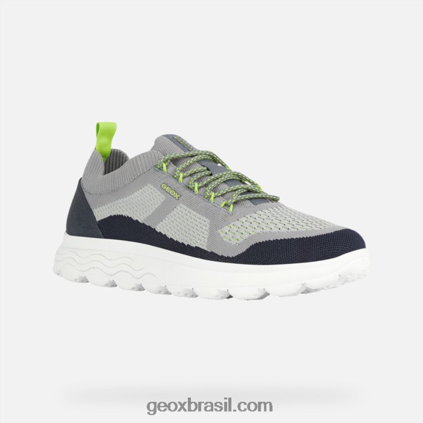 homem esférico cinza claro/ marinho Geox 28TF8X1844