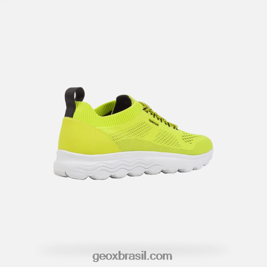 homem esférico verde fluo/preto Geox 28TF8X1802