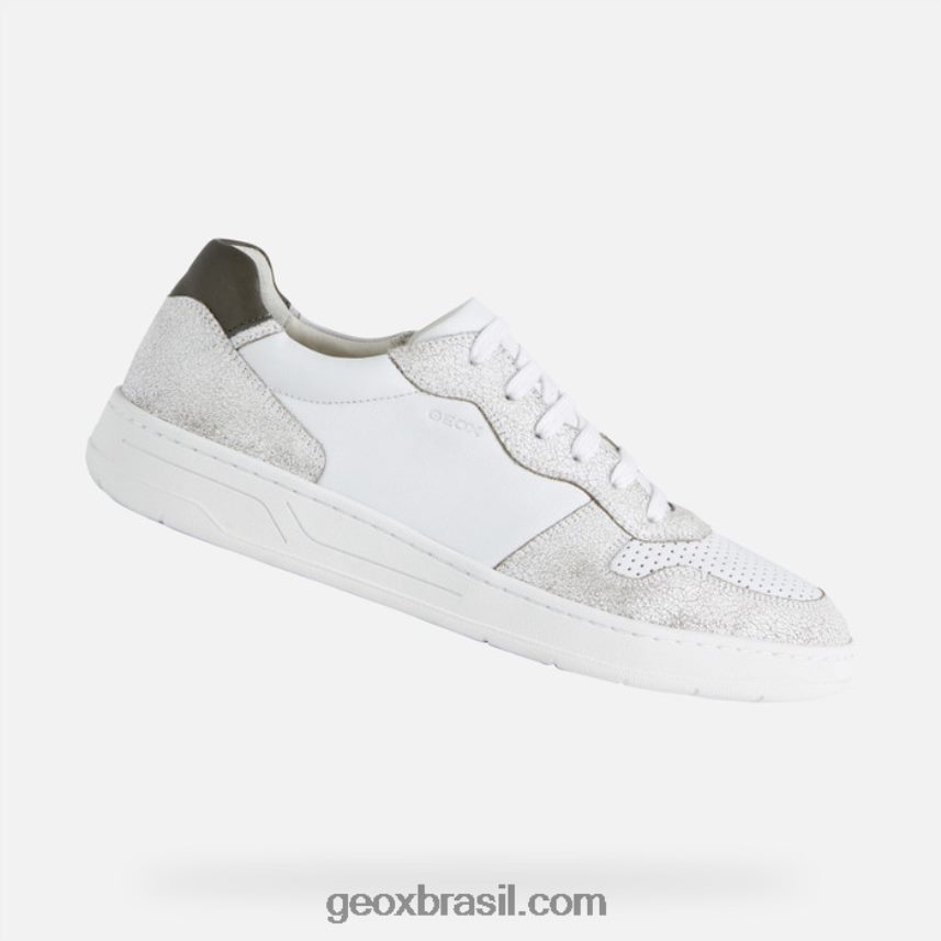 homem magnético branco/verde oliva claro Geox 28TF8X784