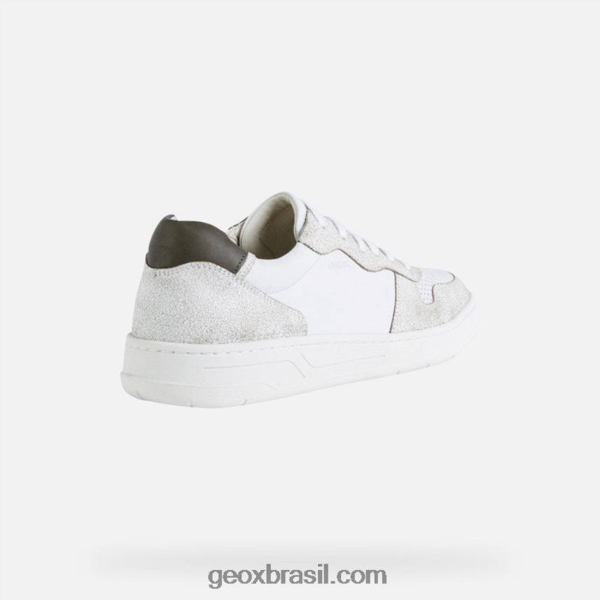 homem magnético branco/verde oliva claro Geox 28TF8X784