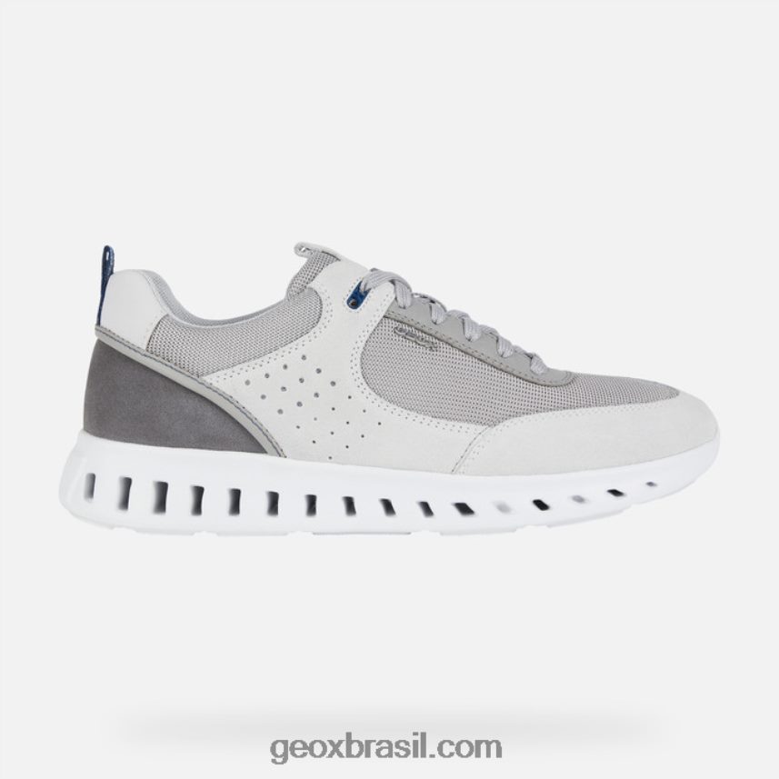 homem outstream off white/cinza claro Geox 28TF8X750