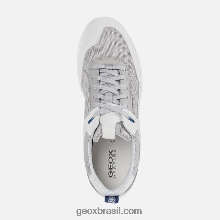 homem outstream off white/cinza claro Geox 28TF8X750