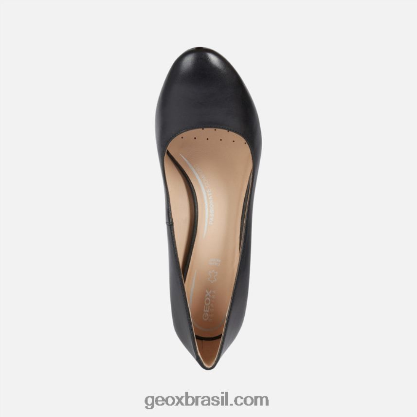 pheby 80 mulher preto Geox 28TF8X491