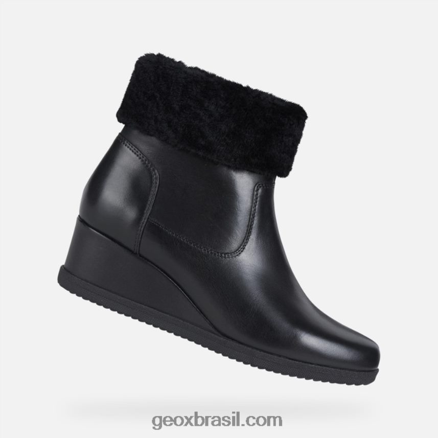Anylla Wedge Woman preto Geox 28TF8X271