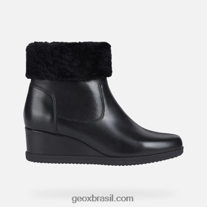 Anylla Wedge Woman preto Geox 28TF8X271