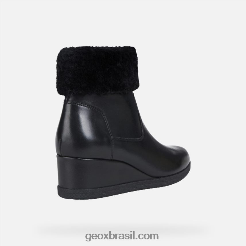 Anylla Wedge Woman preto Geox 28TF8X271