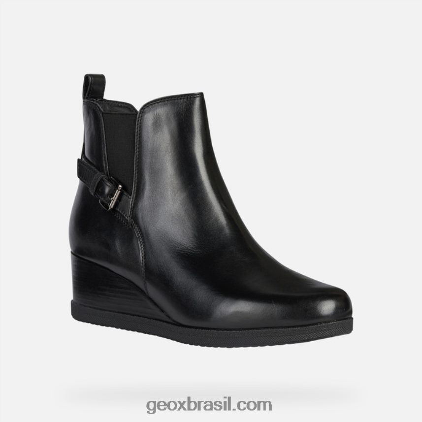 Anylla Wedge Woman preto Geox 28TF8X369